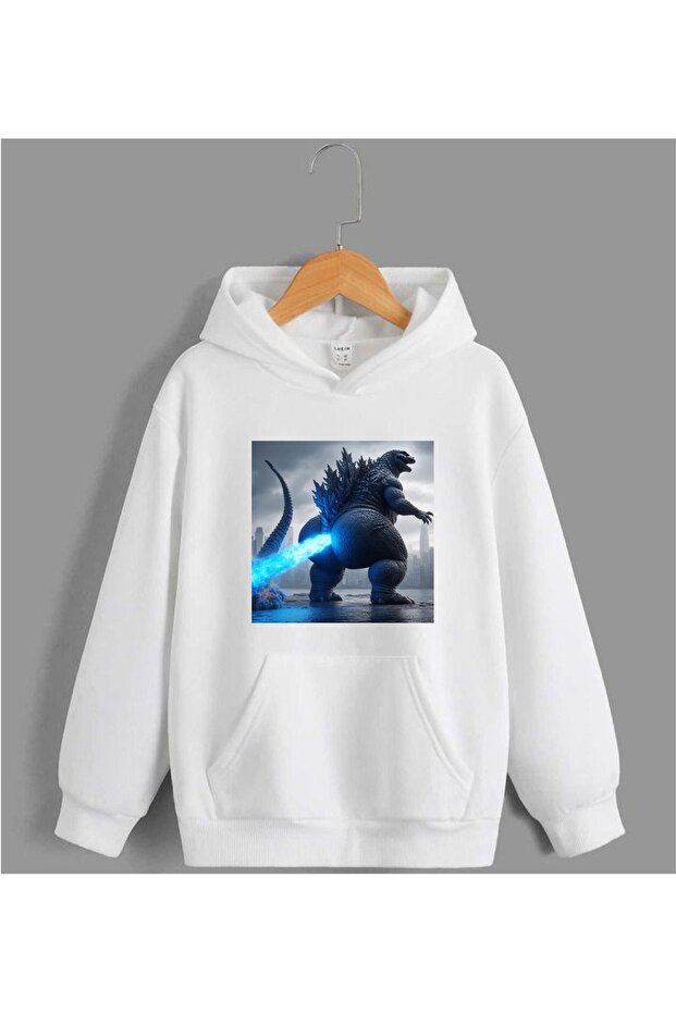 Osuran Godzilla Printed Sweatshirt