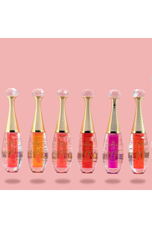 Moda Beauty24K Crystal Luxe Glow Lip Gloss مودا بيوتي ٢٤ك كريستال لوكس جلو ليب غلوس الفاخر