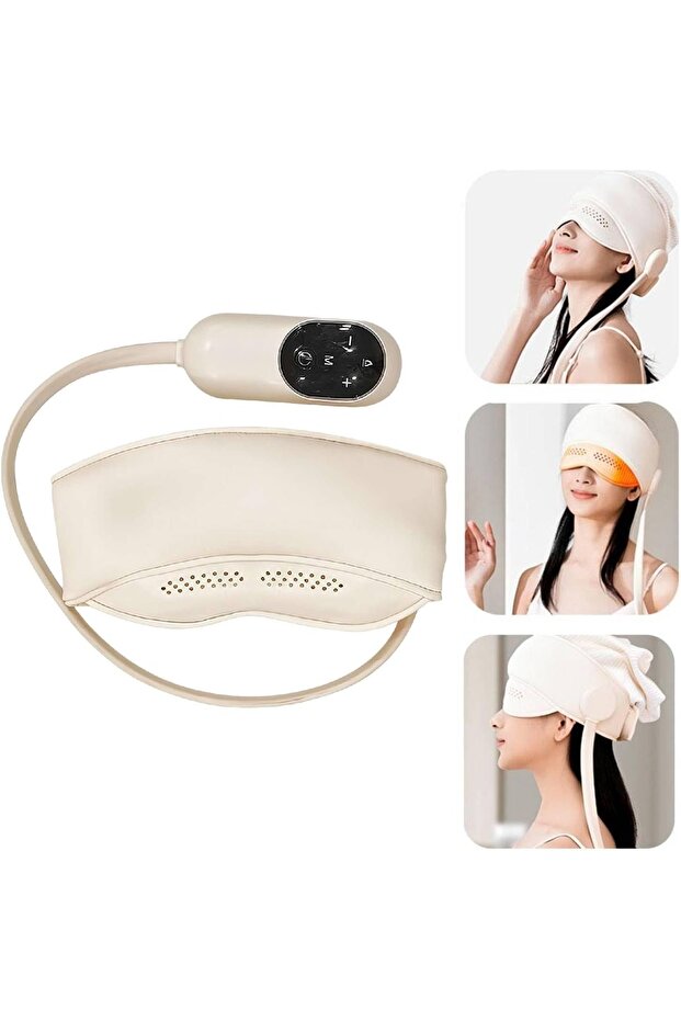 Heated Eye Massager Wireless Eye Care Mask With Remote Control And Warm Compress