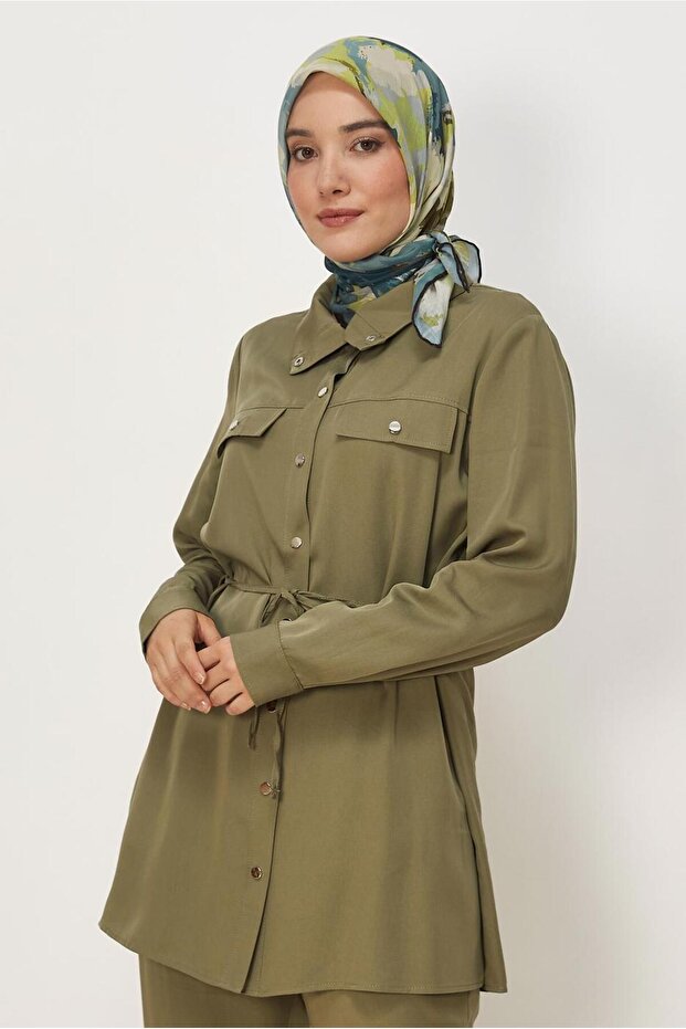 وشاح طبيعي منقوش 8634