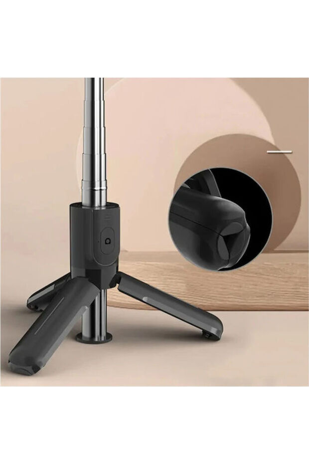 Σέλφι στικ με Bluetooth, μαύρο - 5