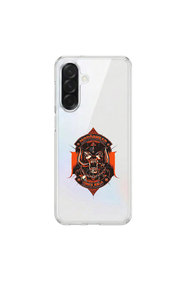 Samsung Galaxy A56 Compatible Metal 9 Design Transparent Case