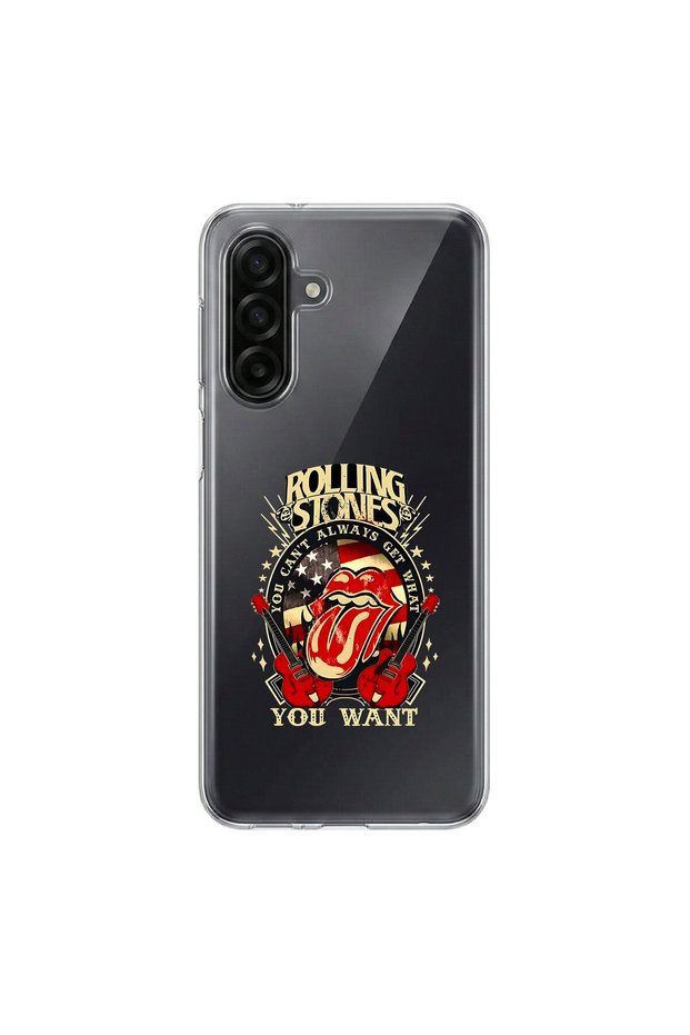 Samsung Galaxy A17 Compatible Metal 15 Design Transparent Case