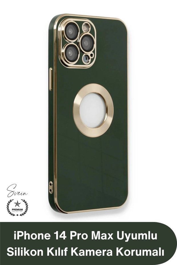 # Case Compatible with iPhone 14 Pro Max Silicone Case Impact-Resistant Camera Lens Frame Flexible Soft Texture Non-Slip Surface Scratch-Resistant Slim Design Protective Phone Cover