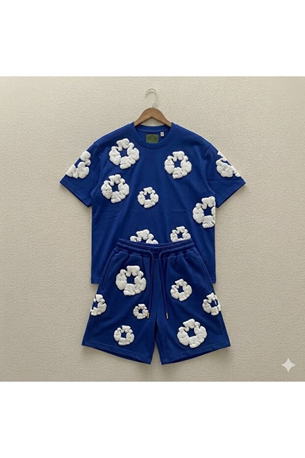 Urban Contrast Patterned Comfortable Unisex Set – Men's & Women's Casual Stylish Combination