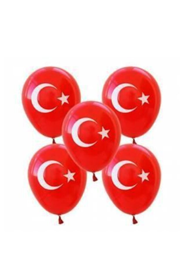 Kikajoy Moon Star Flag Balloon 100Pcs