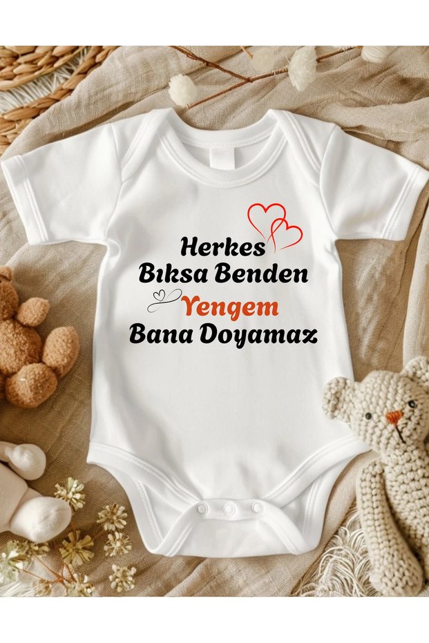 Yenge Written %100 Cotton Baby Bodysuit 270
