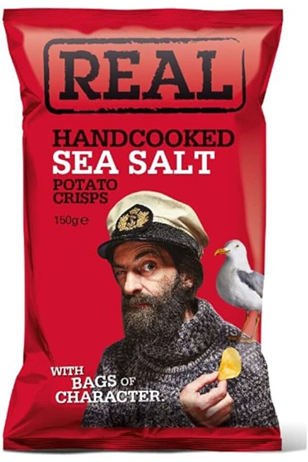 Crisps Sea Salt 150g × 12