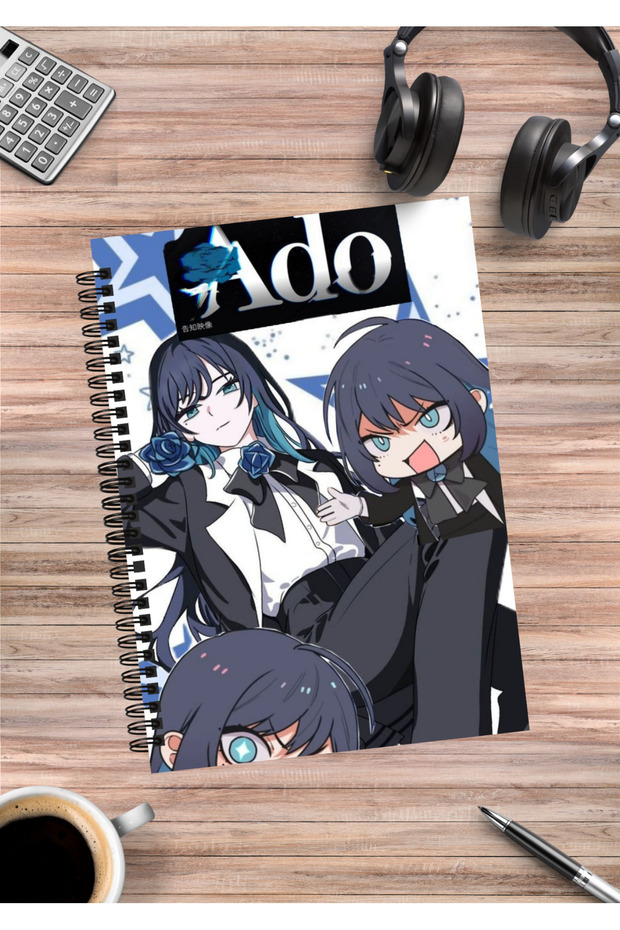 Ado Anime Spiral Notebook A5 (50 Sheets)