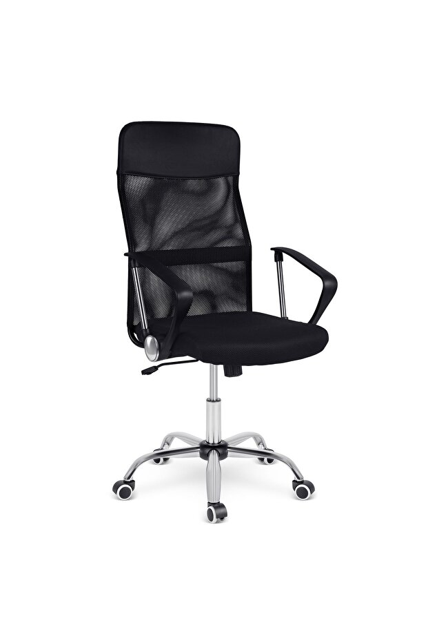 Scaun de birou Tamar micro-mesh, negru - 2