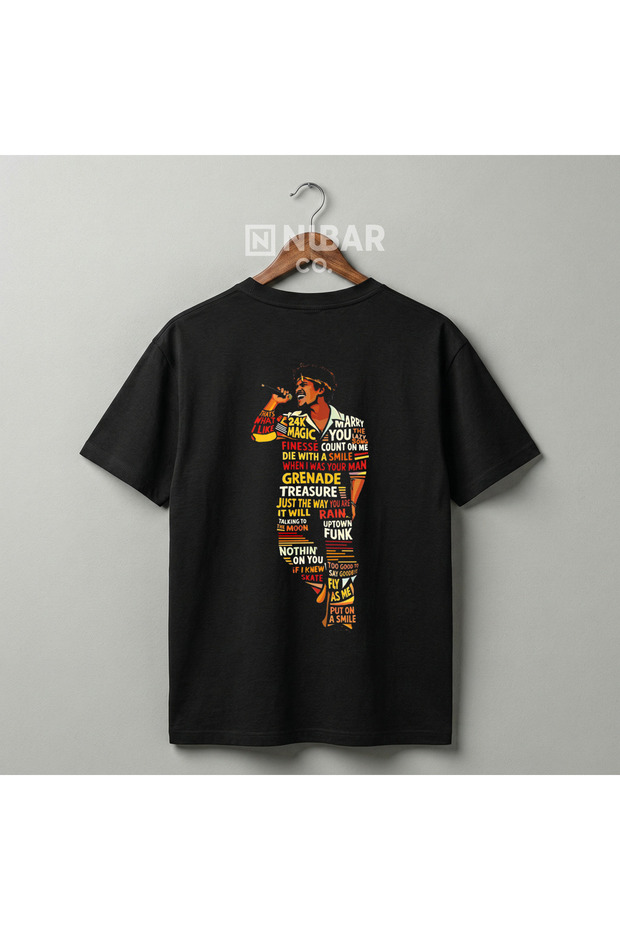 Bruno Mars Designed Premium Cotton Unisex T-Shirt - High-Quality Printing