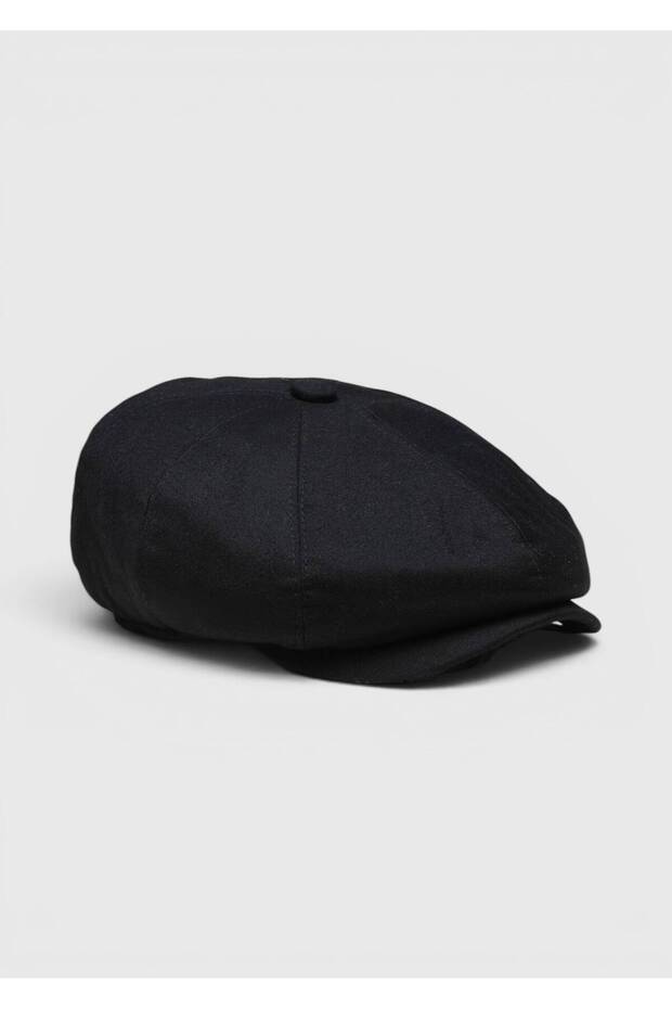 Black 100% Wool Hat