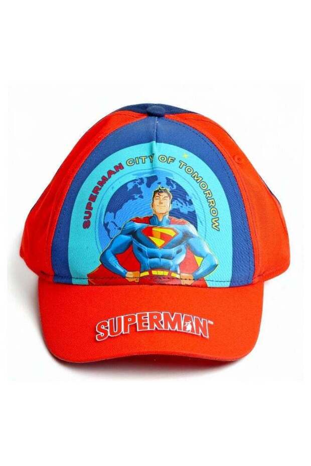 . Superman Kids Cap With 3D Embroidery Or Patch On Logo