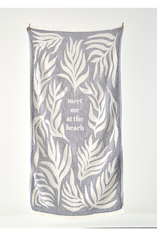 100% Cotton Meet Me Peshtamal Blue (90X160 cm)