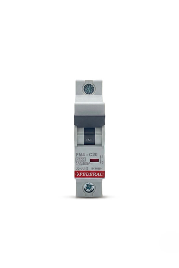 فيدرال 1X20 A C نوع 4.5Ka صمام أمان أوتوماتيكي FM4 9EG-C0431-SD20