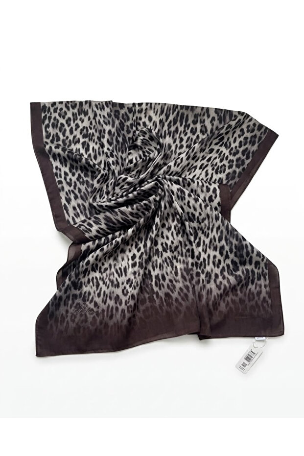 Leopard Pattern Cotton 90X200 Soft Shawl