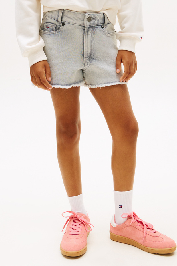 Girl's Harper Denim Gray Shorts