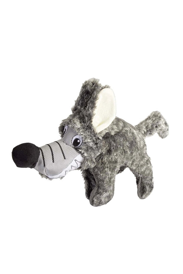 Wolf Plush Toy: Fun and Squeaky Dog Toy with Built-In Squeaker