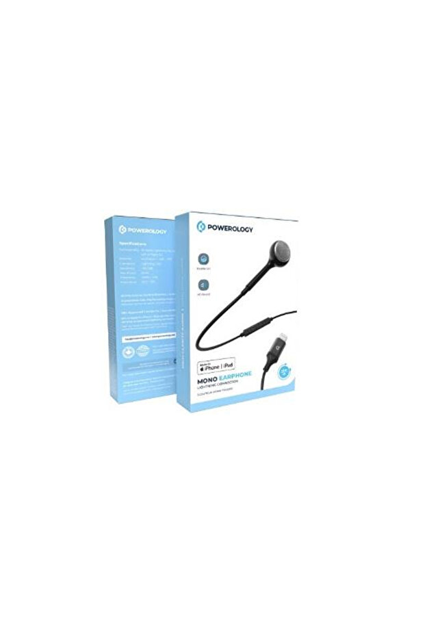 Mono Earphone Lightning Connector Black