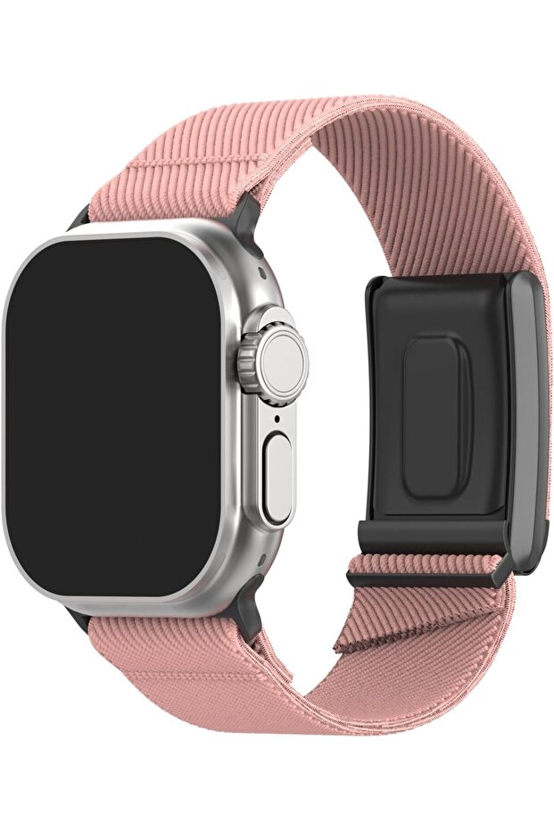 Nylon Hybrid Strap Compatible with Apple Watch + Whoop 4.0, Odor Resistant and Breathable Nylon band