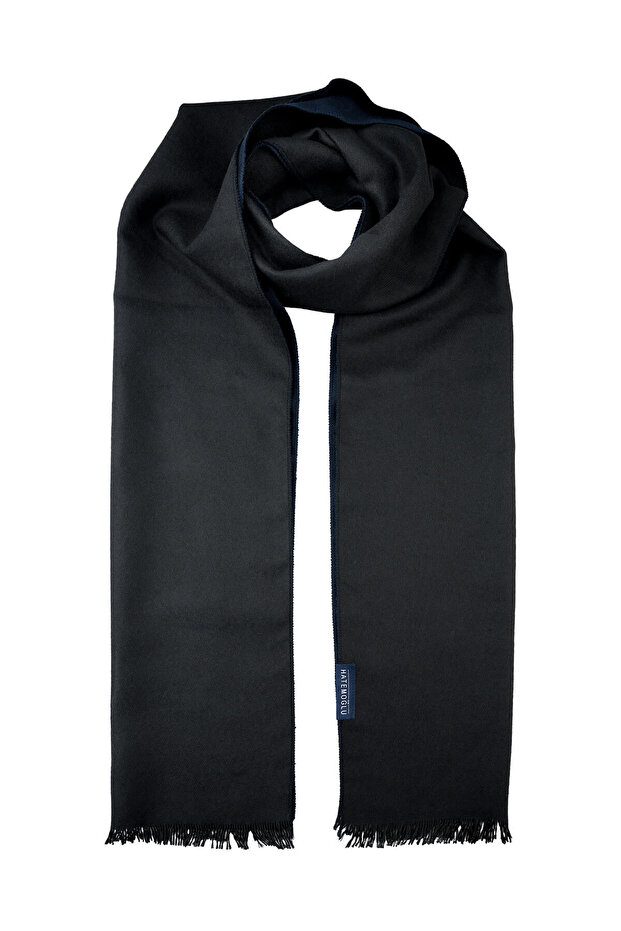 Black Double Sided Scarf