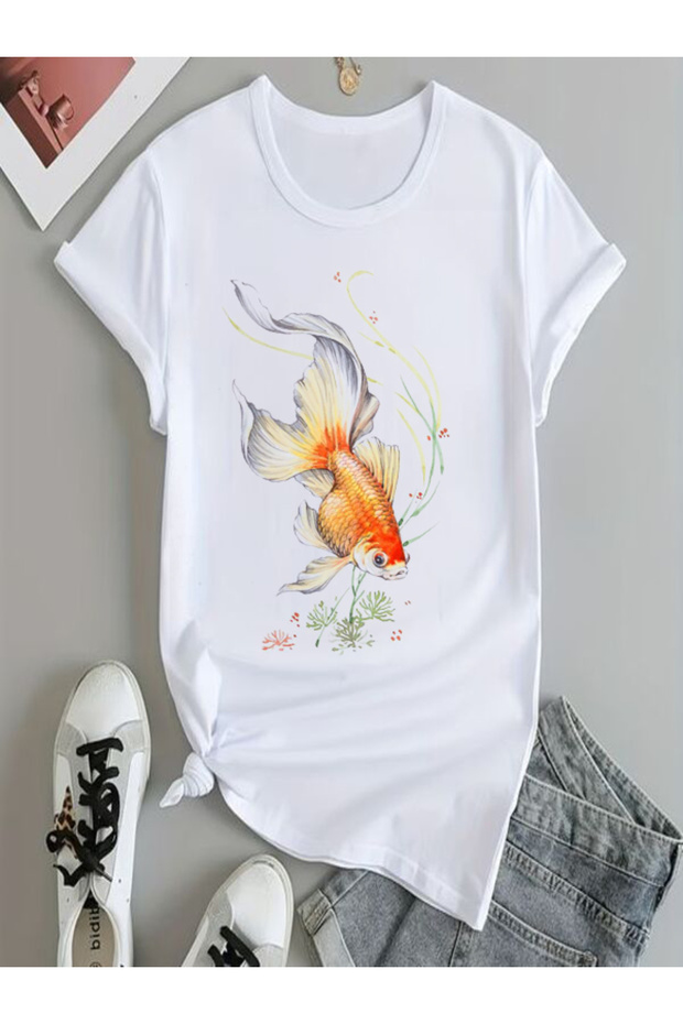 White Oversize Women's T-Shirt