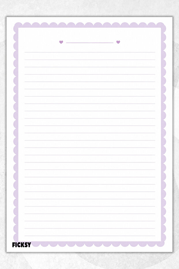 A4 Notepad Lined Notebook - 50 Sheets - Memopad - Notepad - Notepad - Note Paper - 1