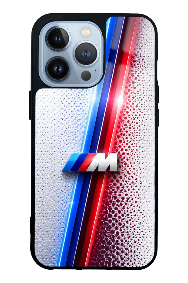 iPhone 13 Pro White M2 Design Glossy Phone Case