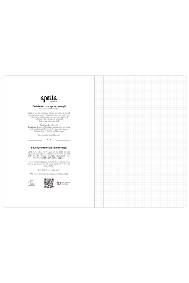 School notebook, Control, A4, 48 sheets, 80g, Mathematics