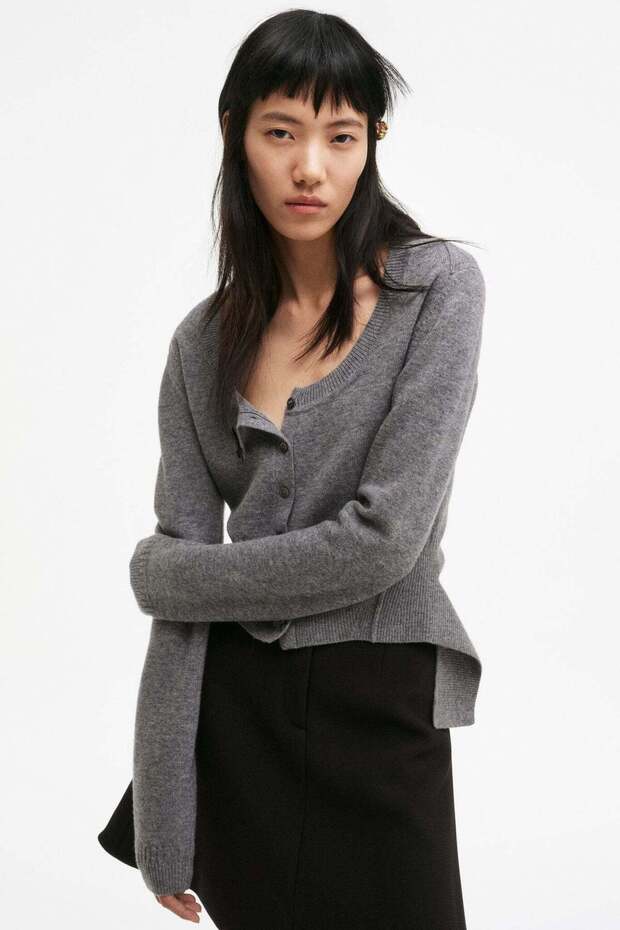 Wool cardigan