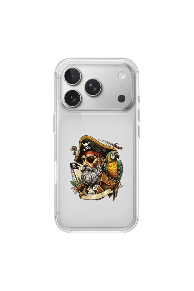iPhone 17 Pro Max Compatible Pirates 3 Design Transparent Case