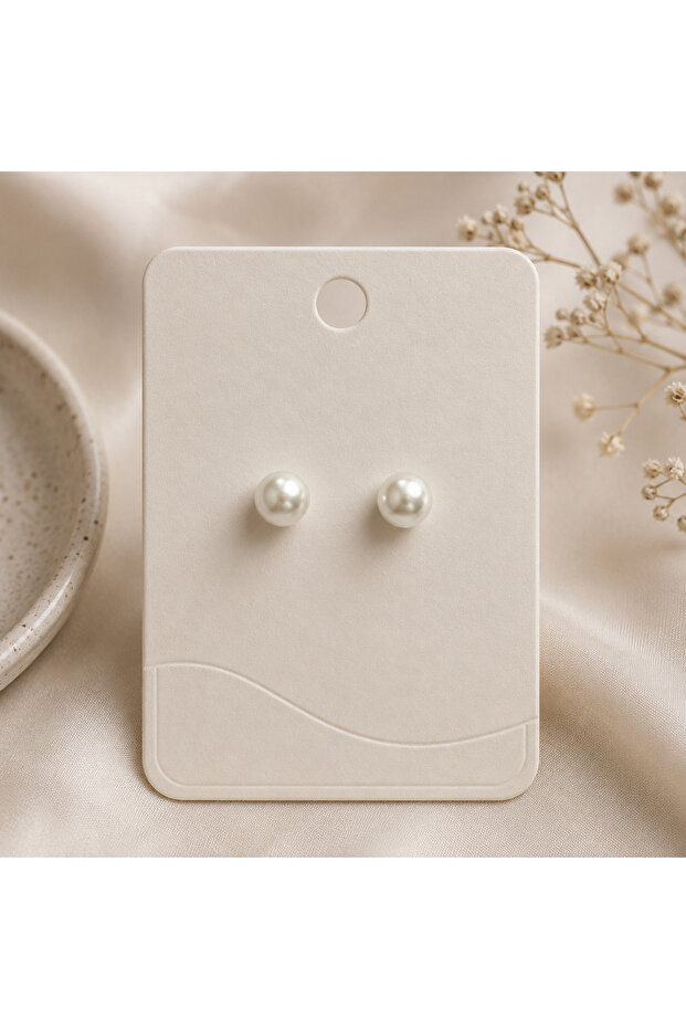 Ivory Elegance Studs