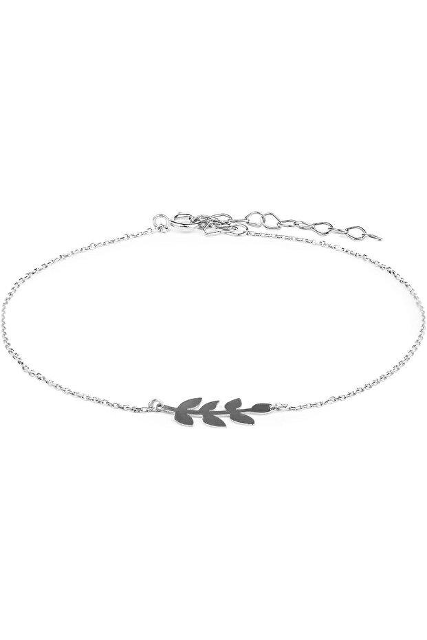 Wheat Women's Anklet, 925 Sterling Silver, Chain Anklet, Handmade Adjustable Jewelry
