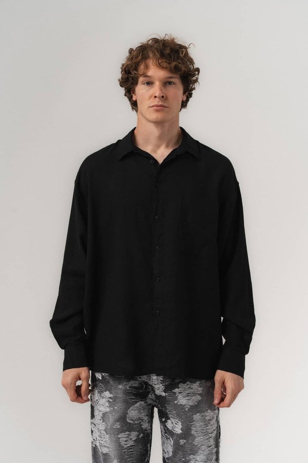 Loompock Premium Cotton Fabric Long Sleeve Oversize Shirt