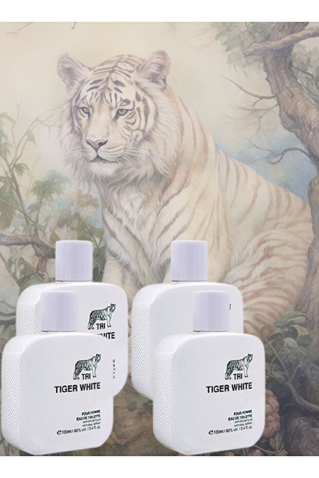 4 قطع عطر تايجر وايت 100 مل