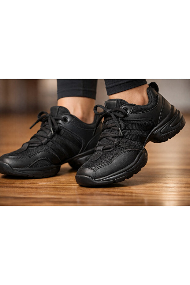 Rhytmine Black – Practical Dance & Training Shoes