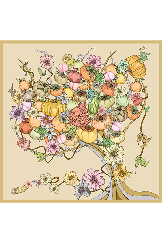 Silk Satin Scarf 2026 Avantgarde Series 100% Silk 90X90