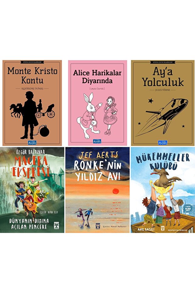 Middle School 4.5.Ve 6Th Grade Mükemmeller Kulübü , Ronke'nin Yıldız Avı , Macera Ekspresi .6 Book Set