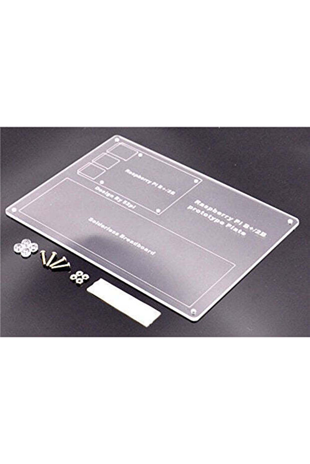Raspberry Pi 3, 2 Acrylic Transparent Base Plate Mount Experiment Breadboard