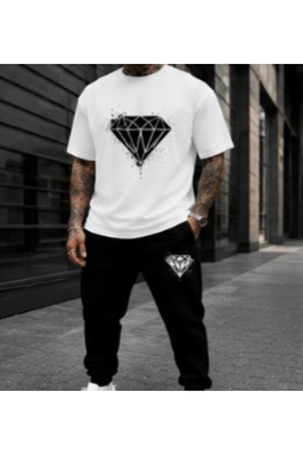 Unisex Oversize Shorts Set Short Sleeve T-Shirt Comfortable Fit Summer Casual Sports