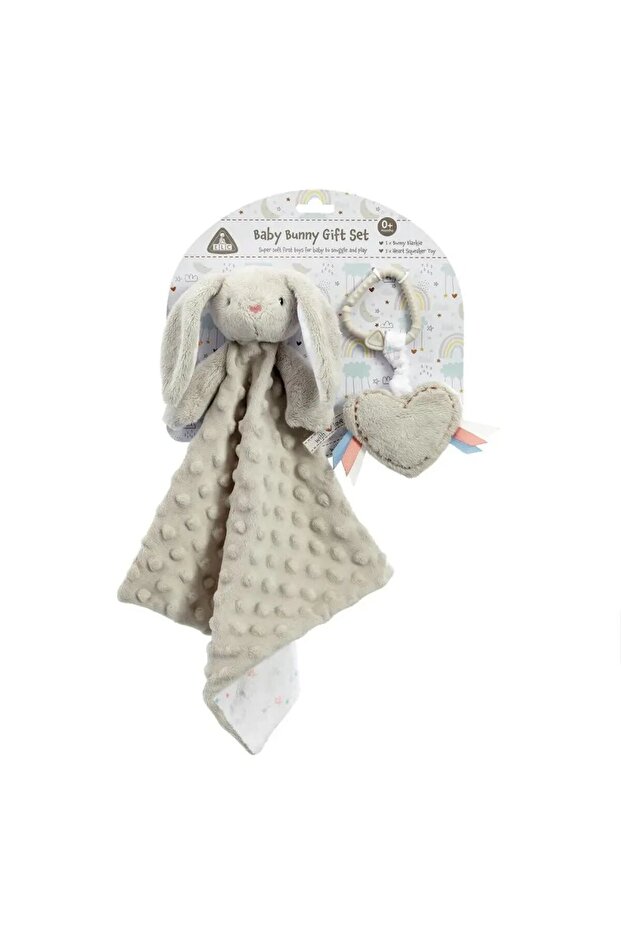 Baby Bunny with Love Gift Set Grey