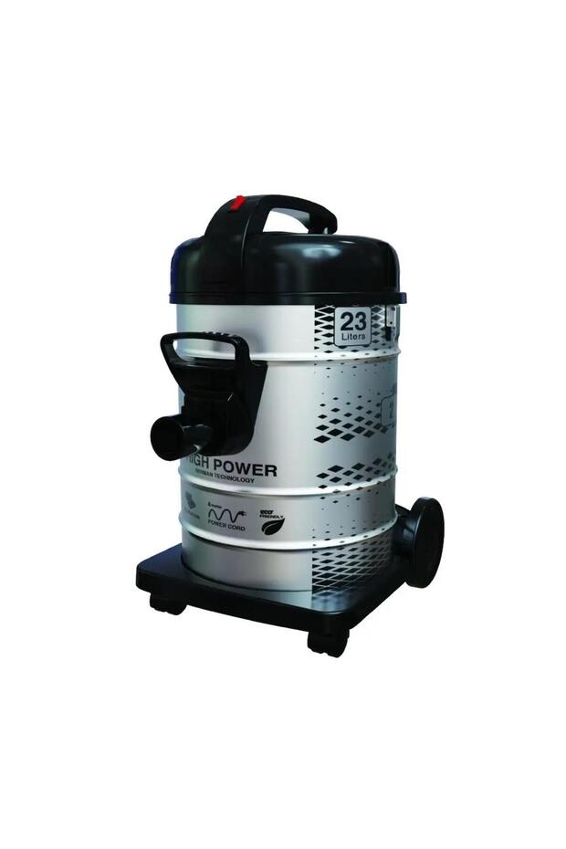 2300W Dry Vacuum Cleaner with 23L Capacity, Stainless Steel Body and Multi-Accessory Set