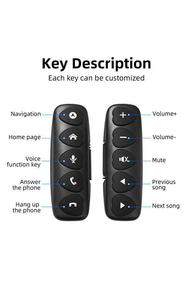 10 Keys Multi-function Wireless Steering Wheel Remote Control Android For Car Radio DVD GPS Multi... - 5