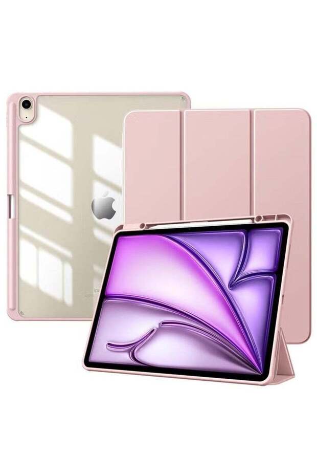 Case for New iPad Air 13 Inch M3 M2 2025/2024 - Slim Protective Cover with Pencil Holder