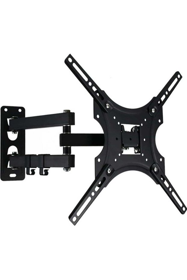 Tilt & Swivel TV Wall Mount - Heavy Duty Steel Bracket for 32-55" LED, LCD, Flat & Curved TVs, 70 lbs Capacity, VESA 400x400, RM-400