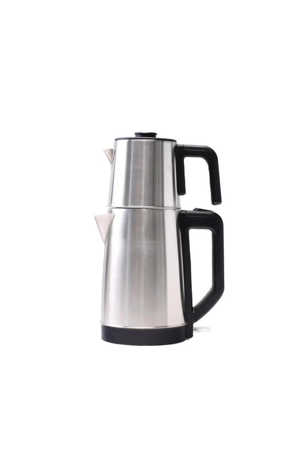 2200W Stainless Steel Electric Tea Kettle Set 2.2L+0.8L Double Pot Turkish Tea Maker