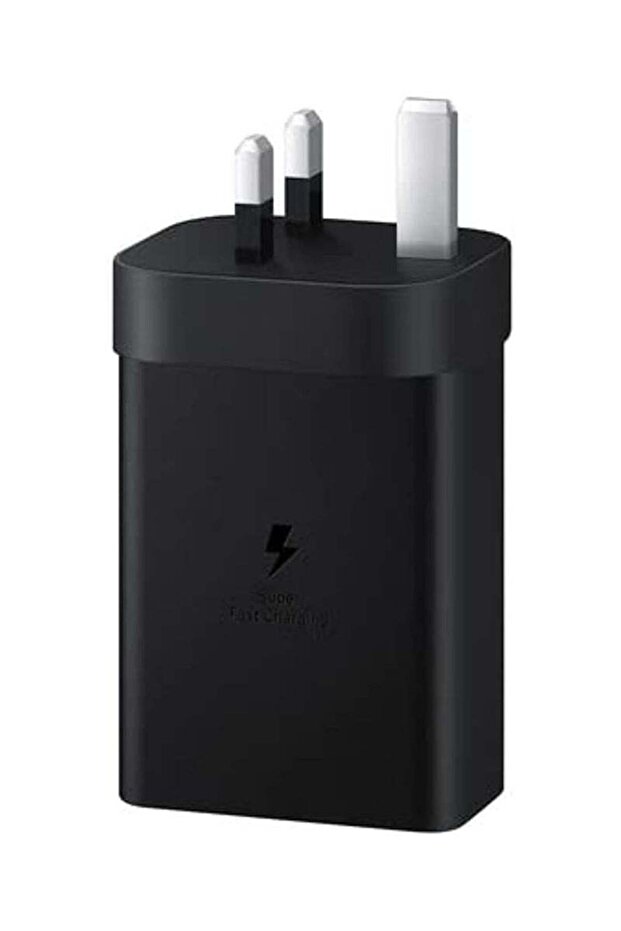 65W Trio Universal Power Adapter | Fast Charging with 2 USB-C 1 USB-A Port for Laptops, Smartphones Tablets – Black