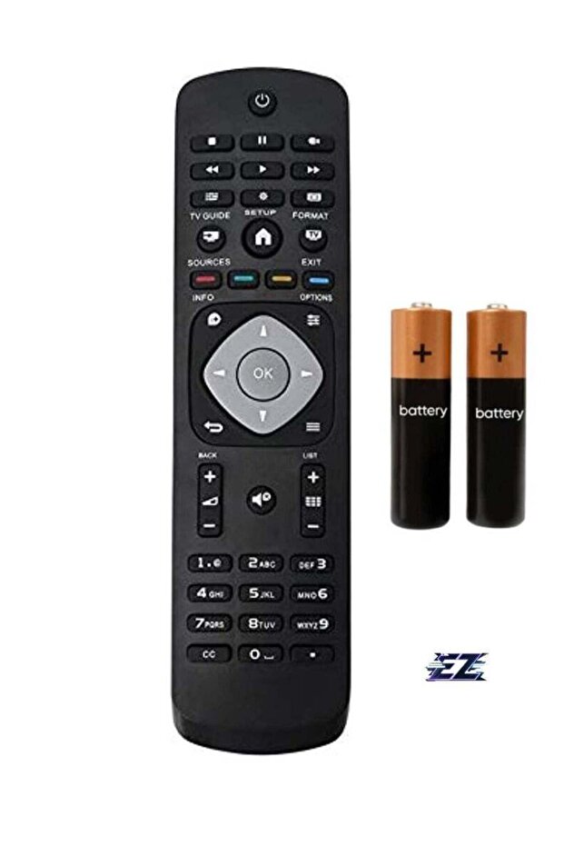 Universal Replacement Remote Control for Philips LCD, LED, Smart TVs