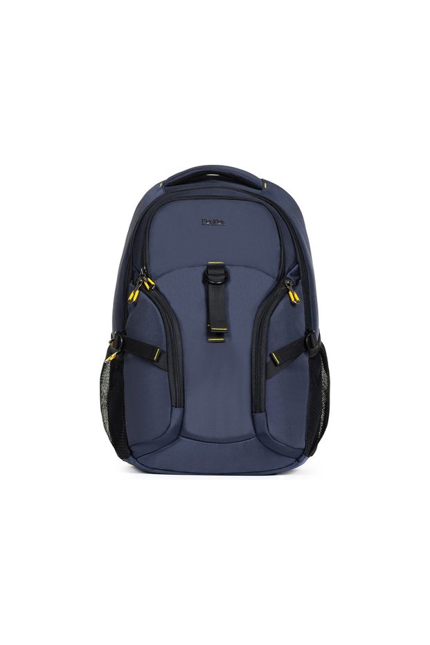 Biker Backpack and Travel Bag Daily School 15.6 Inch Shock Absorbing Protection Waterproof Fabric Dada 10 Navy Blue