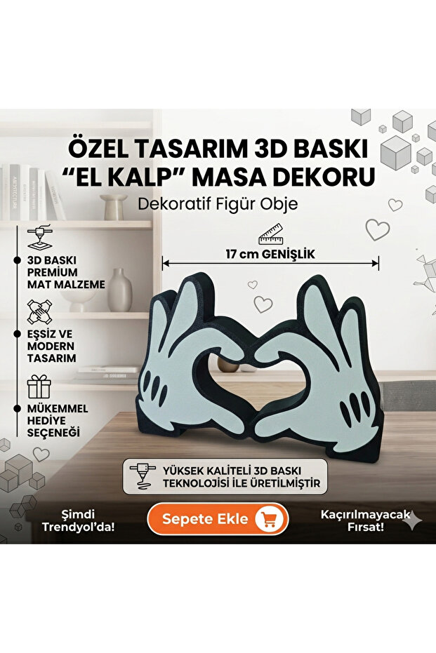 El Kalp Masa dekoru Mickey Mouse eldivenleri